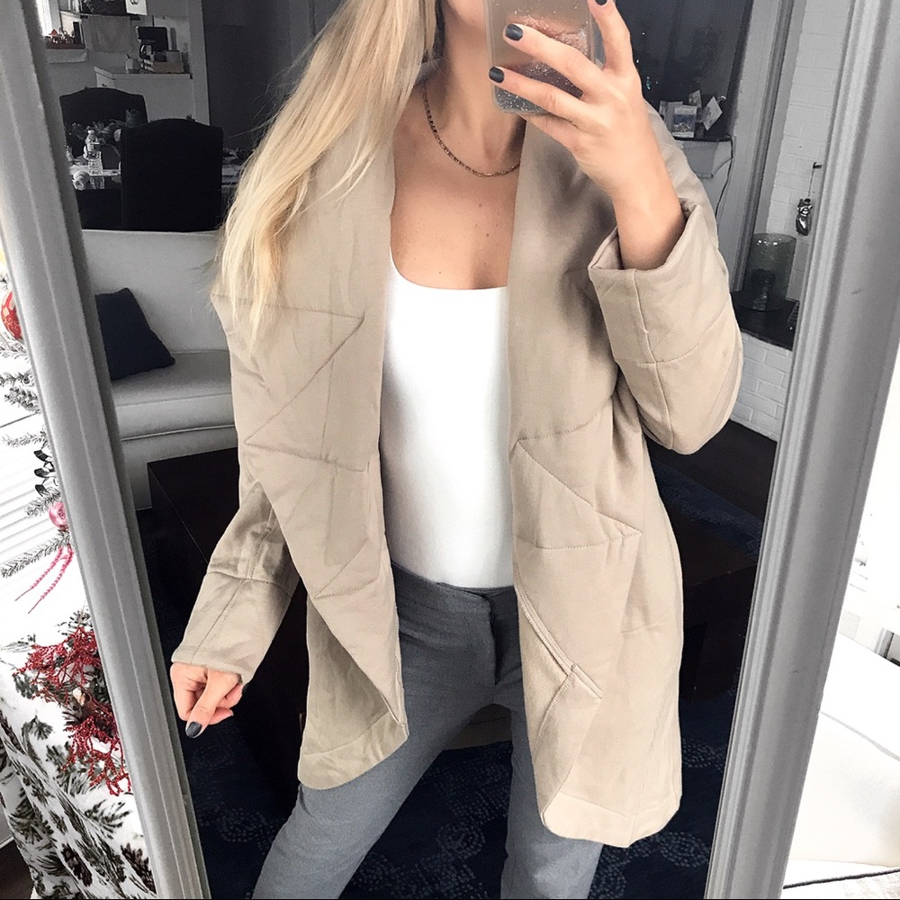 💁🏼‍♀️ YOUNG FABULOUS & BROKE BEIGE LANIE COAT! - Picture 3 of 13